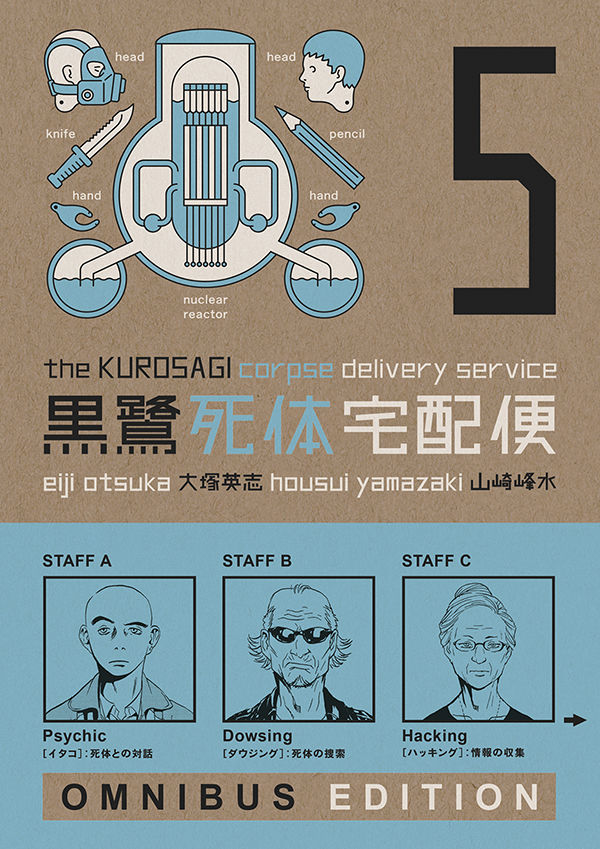 The Kurosagi Corpse Delivery Service: Book Five Omnibus — manga cover