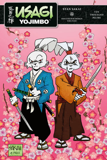 Usagi Yojimbo Volume 41: Ten Thousand Plums — manga cover