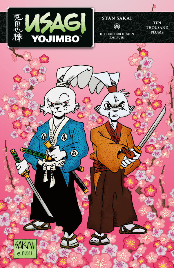 Usagi Yojimbo Volume 41: Ten Thousand Plums — manga cover