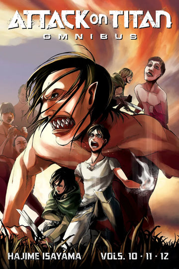 Attack on Titan Omnibus 4 (Vol. 10-12) — manga cover