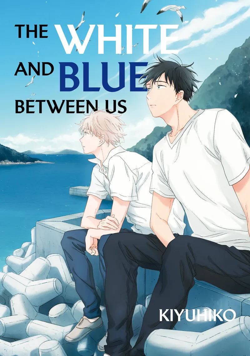 The White and Blue Between Us — manga cover