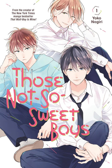 Those Not-So-Sweet Boys 1 — manga cover
