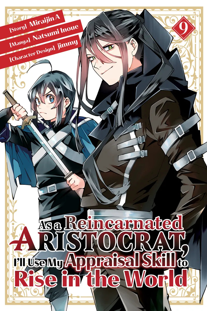 As a Reincarnated Aristocrat, I'll Use My Appraisal Skill to Rise in the World 9 (manga) — manga cover