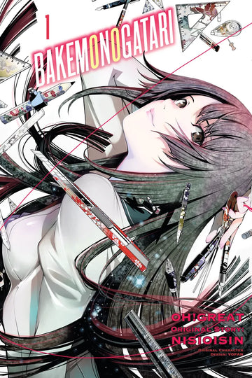 Bakemonogatari (Manga), volume 1 — manga cover