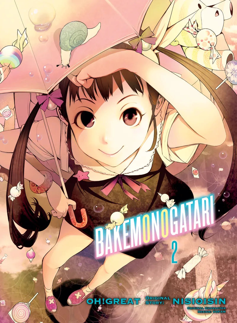 Bakemonogatari (manga), Volume 2 — manga cover