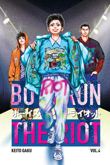 Boys Run the Riot 4 — manga cover