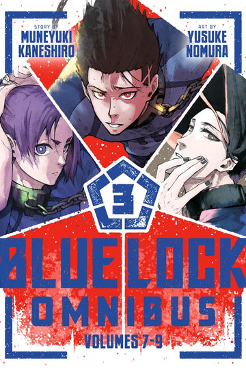 Blue Lock Omnibus 3 (Vol. 7-9) — manga cover
