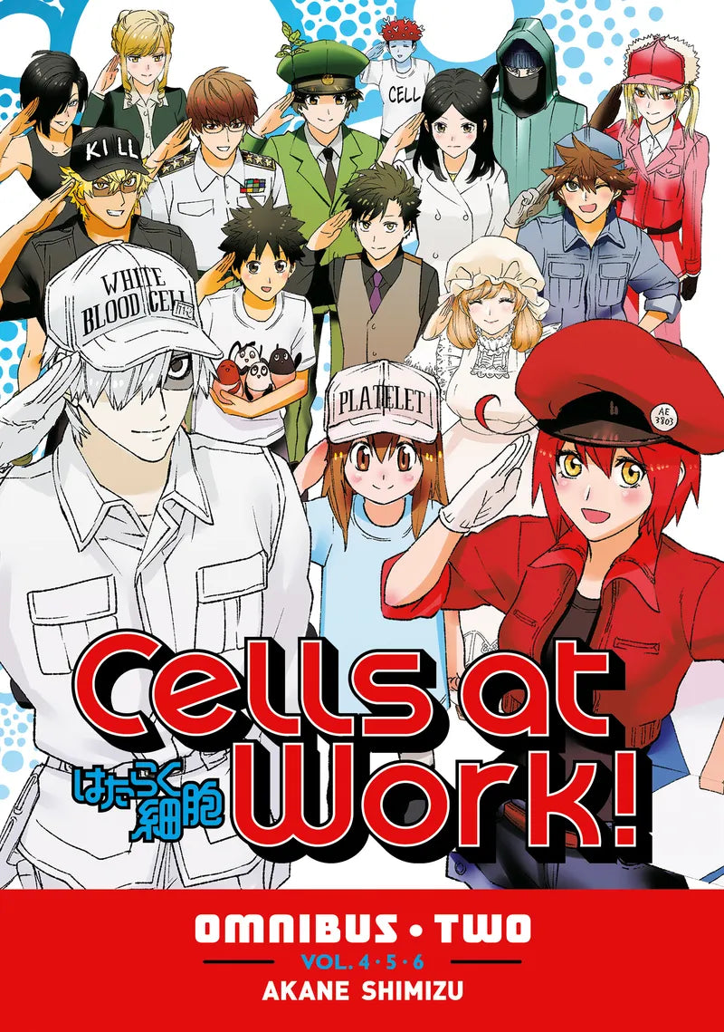 Cells at Work! Omnibus 2 (Vols. 4-6) — manga cover
