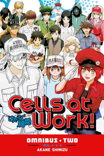 Cells at Work! Omnibus 2 (Vols. 4-6) — manga cover