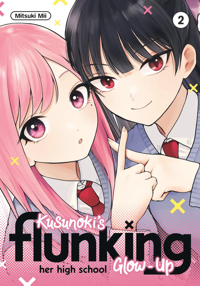 Kusunoki's Flunking Her High School Glow-Up 2 — manga cover