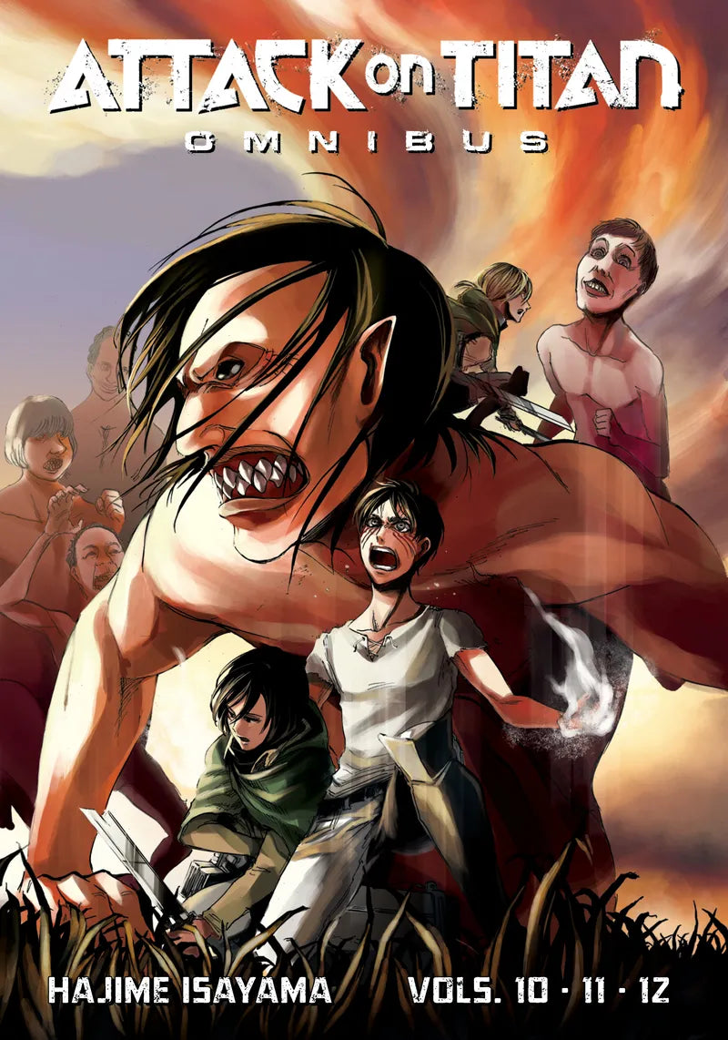 Attack on Titan Omnibus 4 (Vol. 10-12) — manga cover