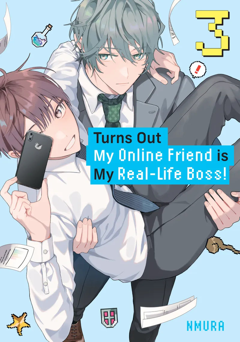 Turns Out My Online Friend is My Real-Life Boss! 3 — manga cover