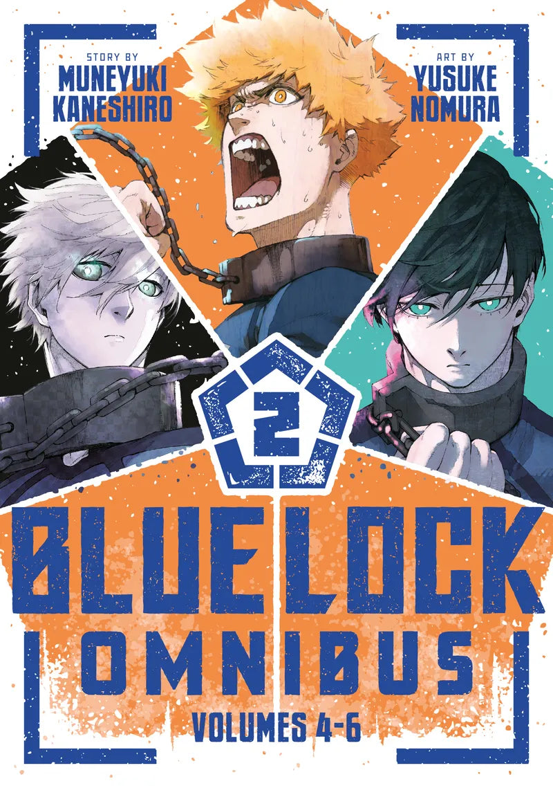 Blue Lock Omnibus 2 (Vol. 4-6) — manga cover