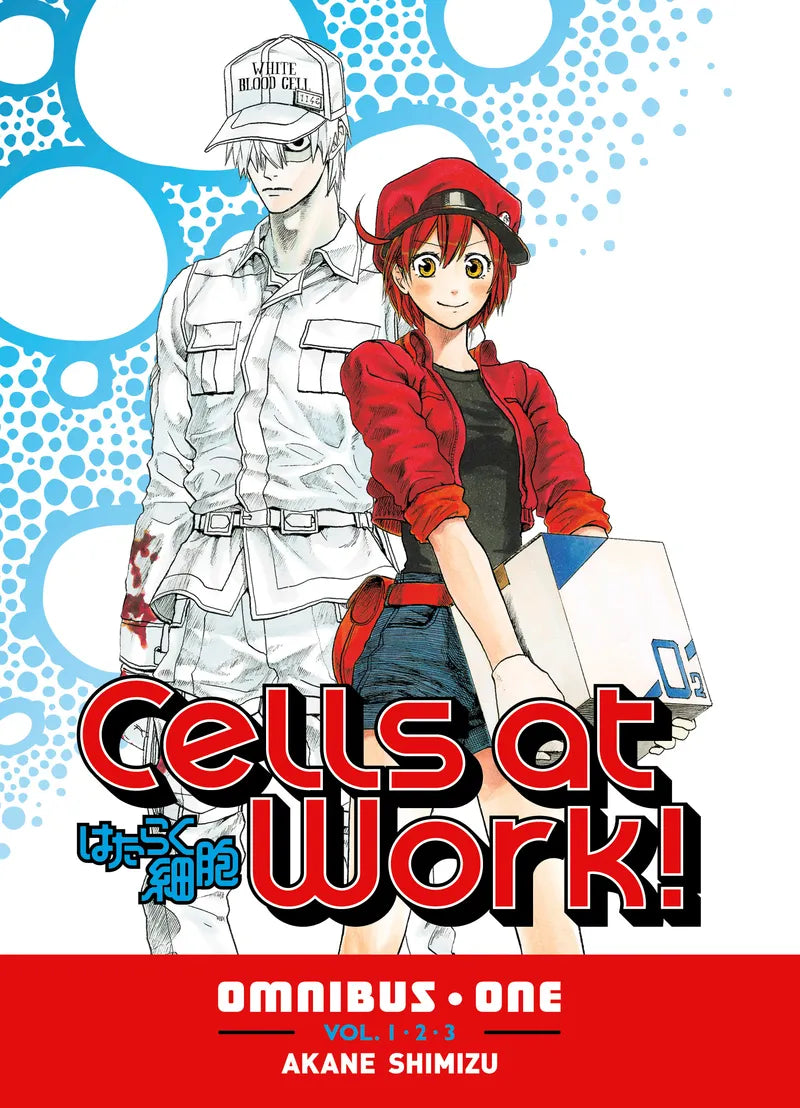 Cells at Work! Omnibus 1 (Vols. 1-3) — manga cover