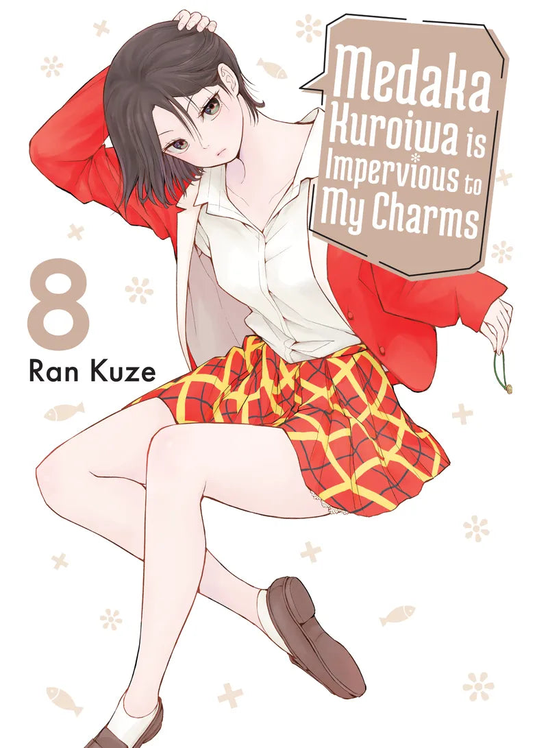 Medaka Kuroiwa Is Impervious to My Charms 8 — manga cover