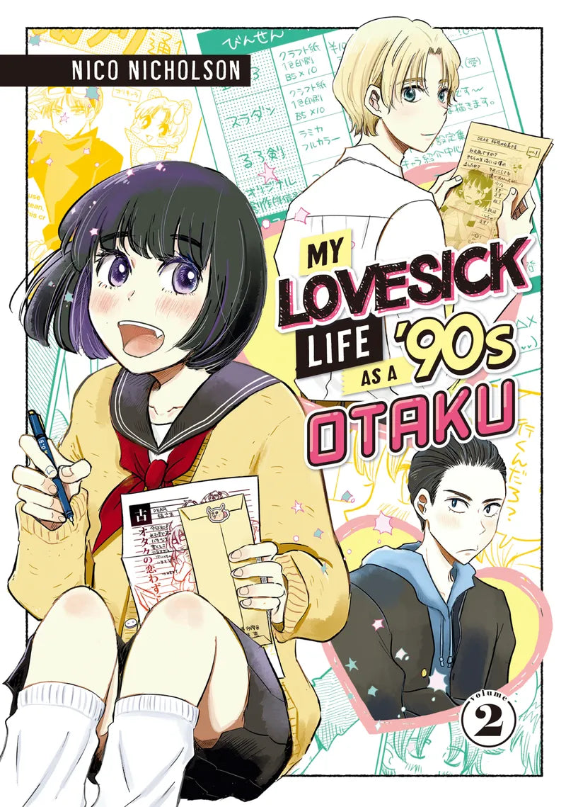 My Lovesick Life as a '90s Otaku 2 — manga cover