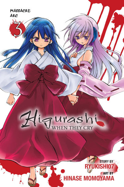 Higurashi When They Cry: Massacre Arc, Vol. 3 — manga cover