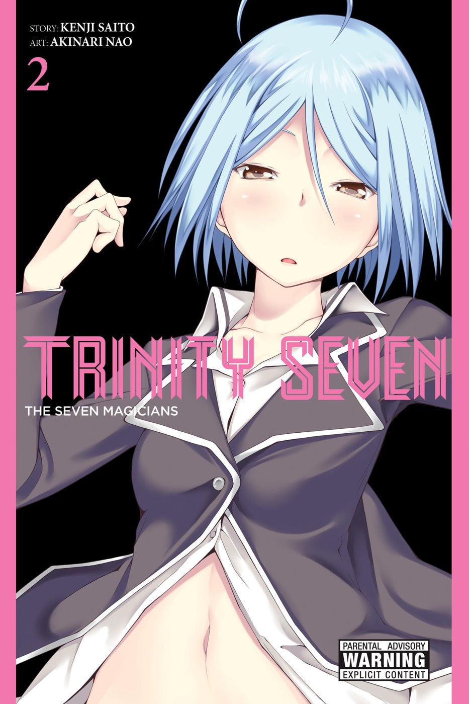 Trinity Seven, Vol. 2 — manga cover