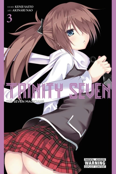 Trinity Seven, Vol. 3 — manga cover