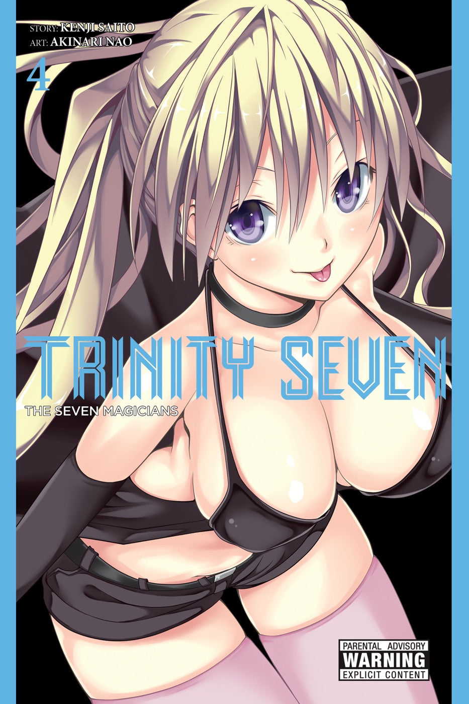 Trinity Seven, Vol. 4 — manga cover