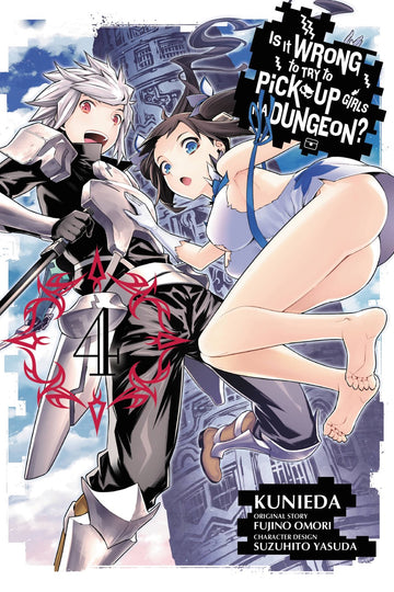 Is It Wrong to Try to Pick Up Girls in a Dungeon?, Vol. 4 (Manga) — manga cover