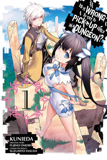 Is It Wrong to Try to Pick Up Girls in a Dungeon?, Vol. 1 (manga) — manga cover