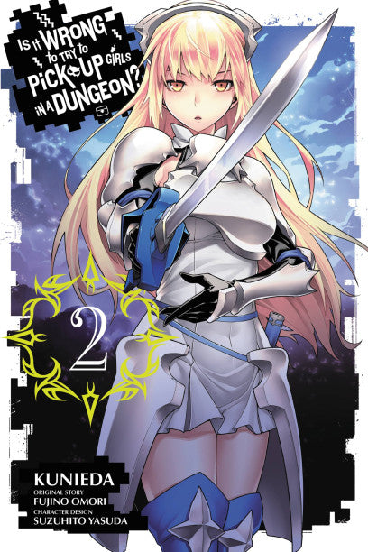 Is It Wrong To Try To Pick Up Girls In a Dungeon?, Vol. 2 (Manga) — manga cover