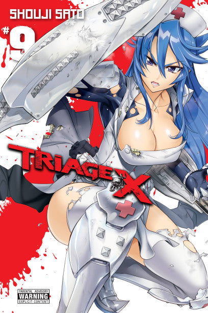 Triage X, Vol. 9 — manga cover