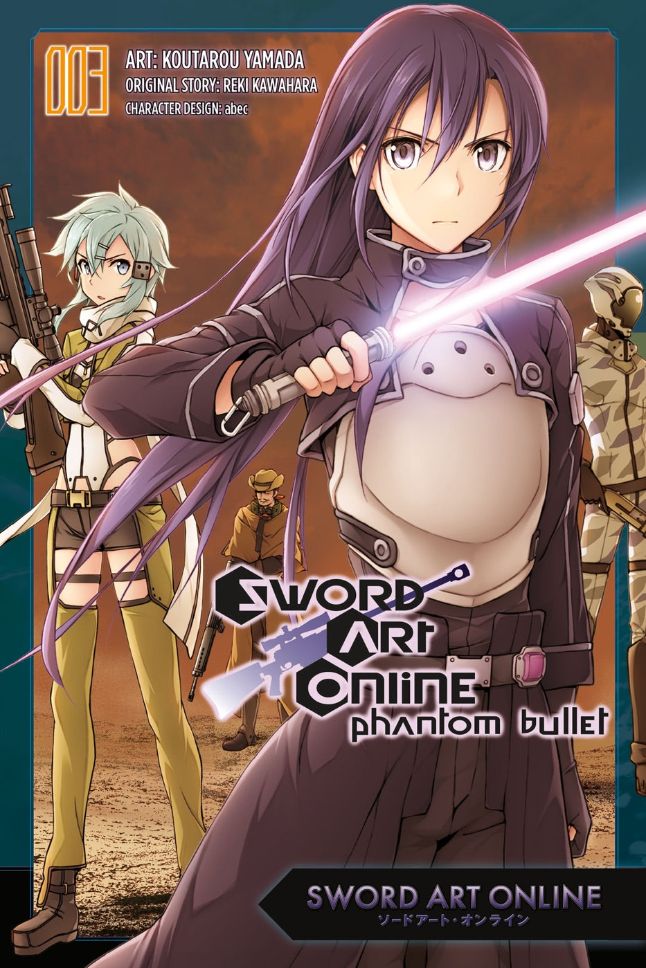 Sword Art Online: Phantom Bullet, Vol. 3 (manga) — manga cover