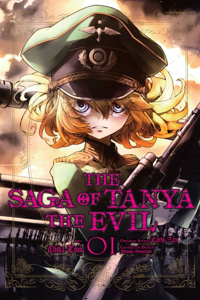 The Saga of Tanya the Evil, Vol. 1 (manga) — manga cover