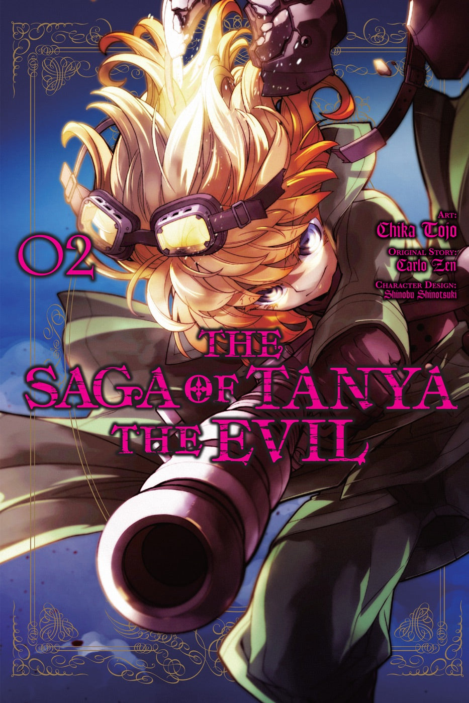 The Saga of Tanya the Evil, Vol. 2 (manga) — manga cover