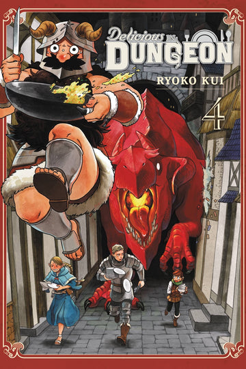 Delicious in Dungeon, Vol. 4 — manga cover