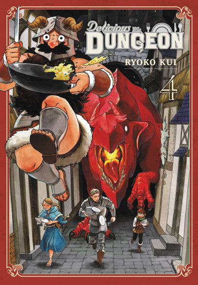 Delicious in Dungeon, Vol. 4 — manga cover