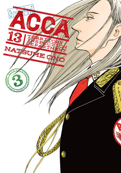 ACCA 13-Territory Inspection Department, Vol. 3 — manga cover