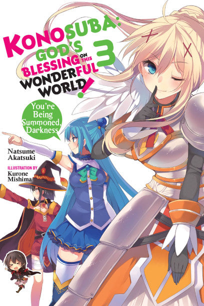 Konosuba: God's Blessing on This Wonderful World!, Vol. 3 (Novel) — light novel cover