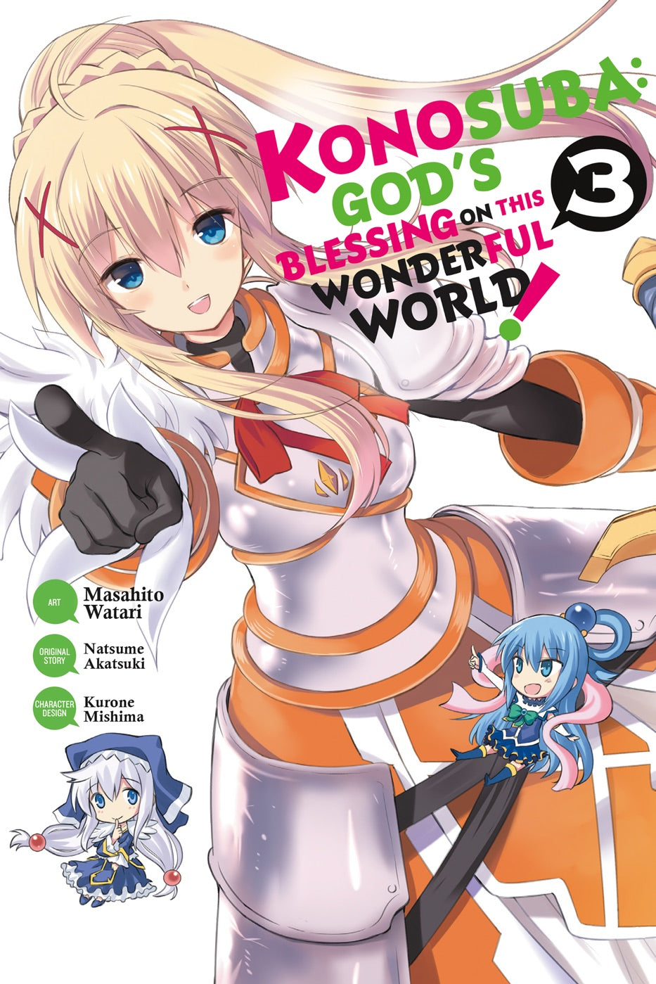 Konosuba: God's Blessing on This Wonderful World!, Vol. 3 (Manga) — manga cover