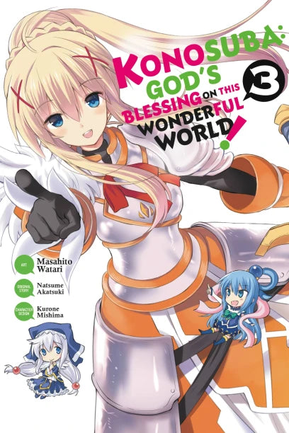 Konosuba: God's Blessing on This Wonderful World!, Vol. 3 (Manga) — manga cover