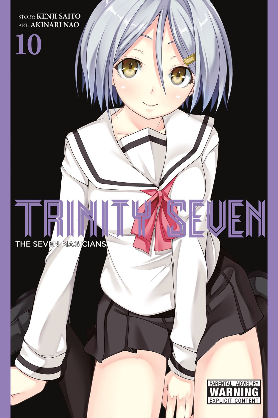 Trinity Seven, Vol. 10 — manga cover