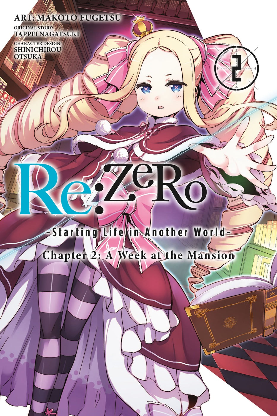 Re:ZERO -Starting Life in Another World-, Chapter 2: A Week at the Mansion, Vol. 2 (manga) — manga cover