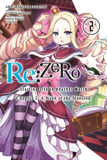 Re:ZERO -Starting Life in Another World-, Chapter 2: A Week at the Mansion, Vol. 2 (manga) — manga cover