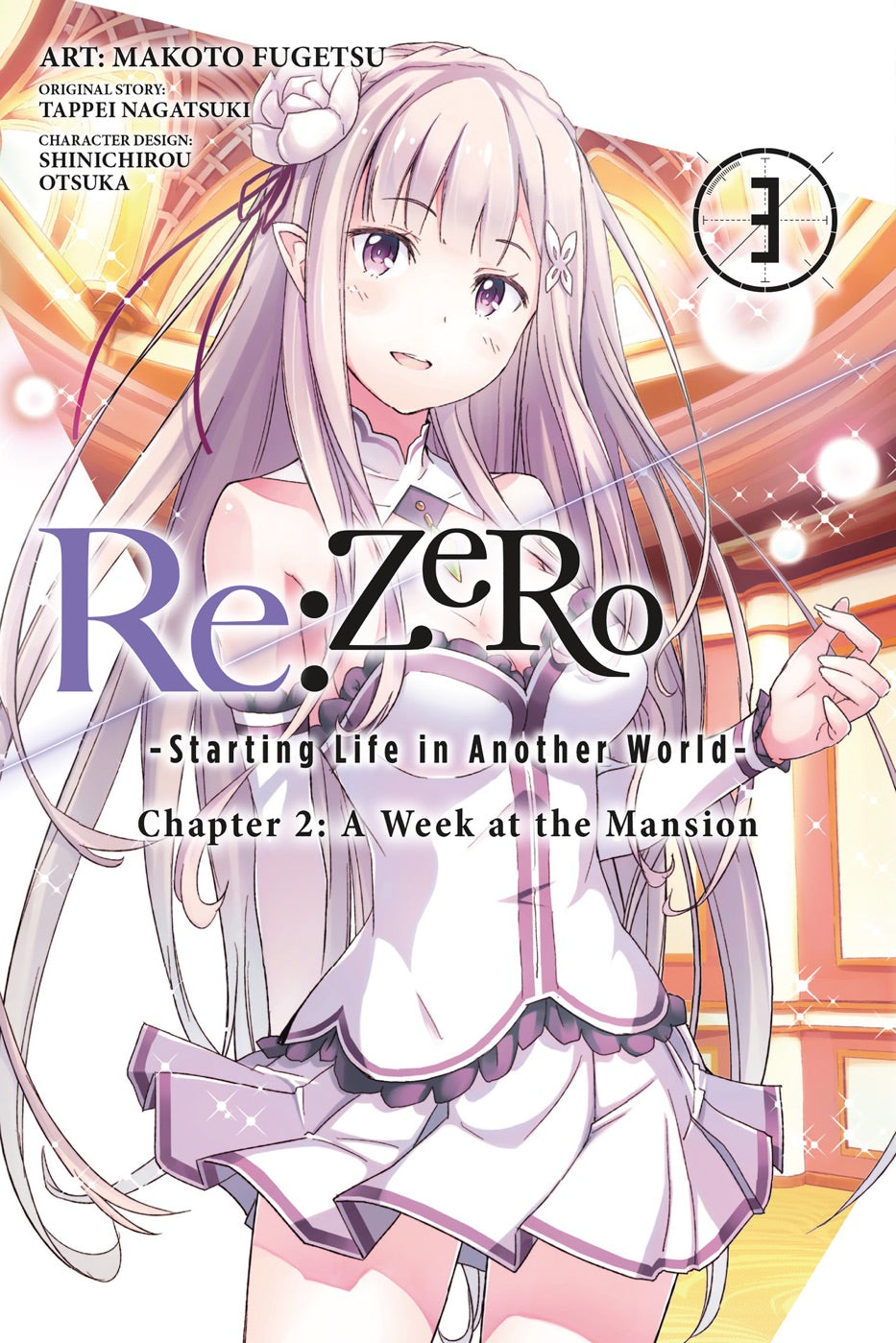 Re:ZERO -Starting Life in Another World-, Chapter 2: A Week at the Mansion, Vol. 3 (manga) — manga cover