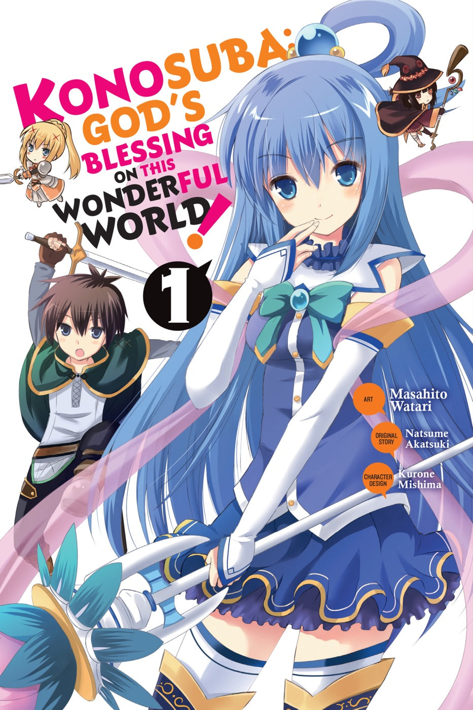 Konosuba: God's Blessing on This Wonderful World!, Vol. 1 (Manga) — manga cover