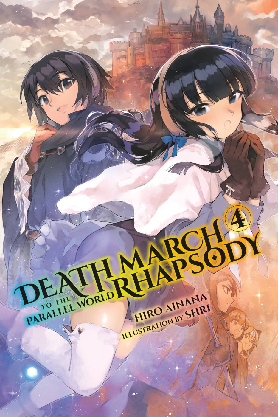 Death March to the Parallel World Rhapsody, Vol. 4 (light novel) — manga cover