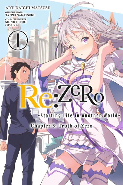 Re:ZERO -Starting Life in Another World-, Chapter 3: Truth of Zero, Vol. 1 (manga) — manga cover