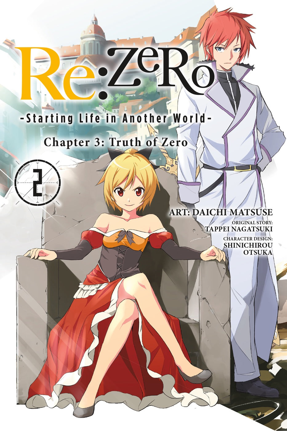 Re:ZERO -Starting Life in Another World-, Chapter 3: Truth of Zero, Vol. 2 (manga) — manga cover