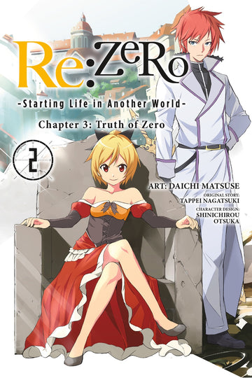 Re:ZERO -Starting Life in Another World-, Chapter 3: Truth of Zero, Vol. 2 (manga) — manga cover