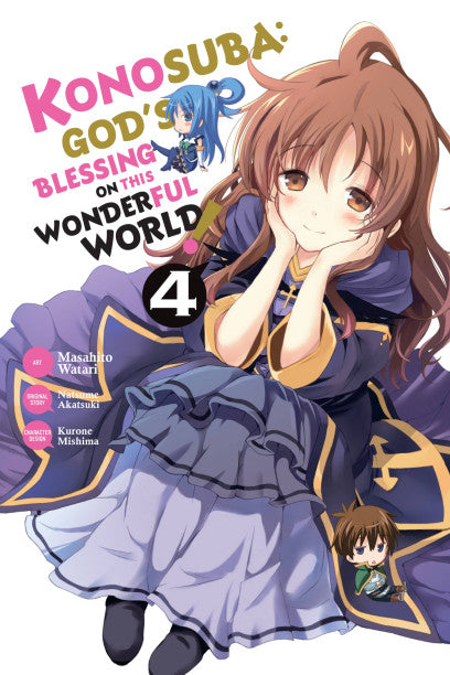 Konosuba: God's Blessing on This Wonderful World!, Vol. 4 (Manga) — manga cover