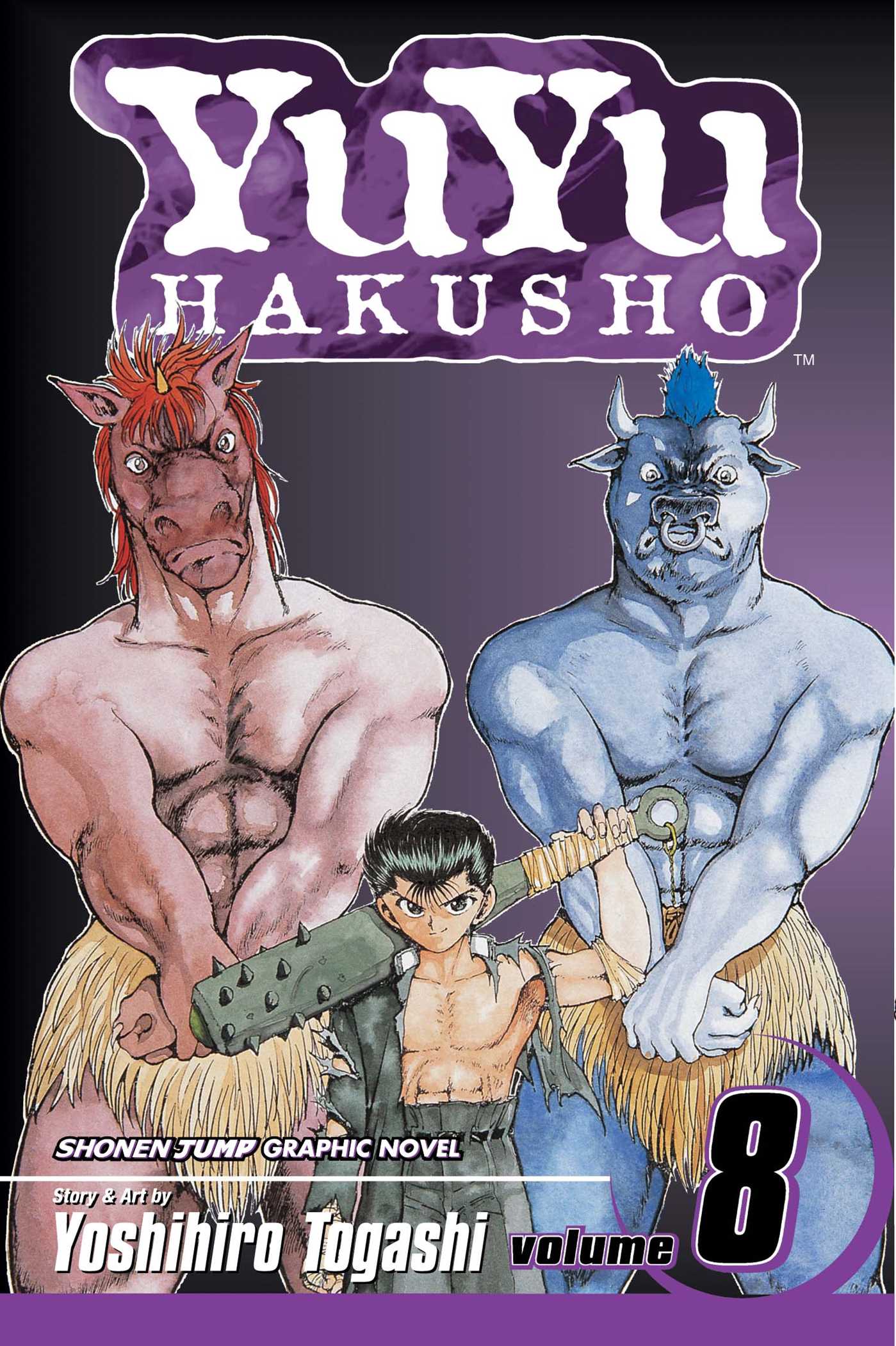 YuYu Hakusho, Vol. 8 — manga cover