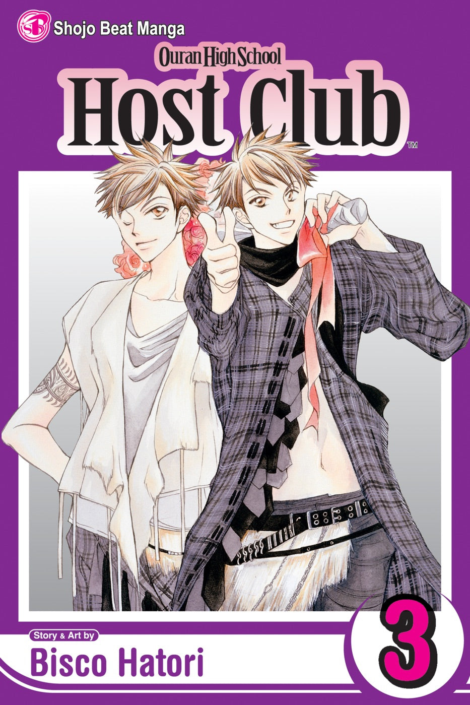 Ouran High School Host Club, Vol. 3 — manga cover