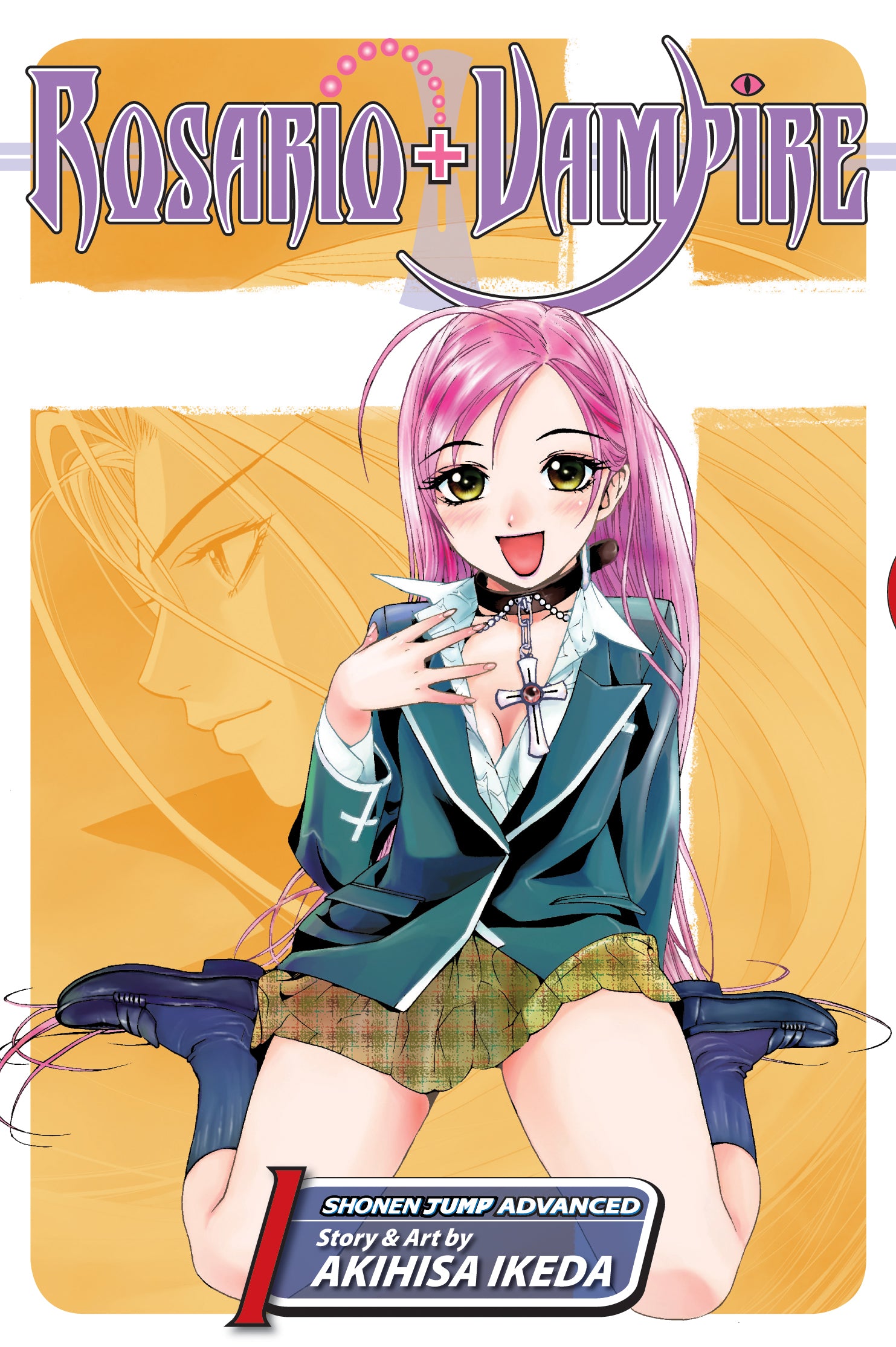 Rosario+Vampire, Vol. 1 — manga cover